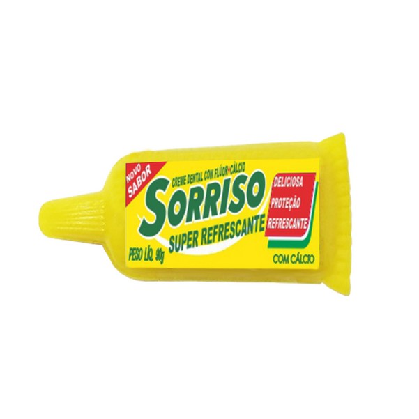 creme dental bisnaga sorriso